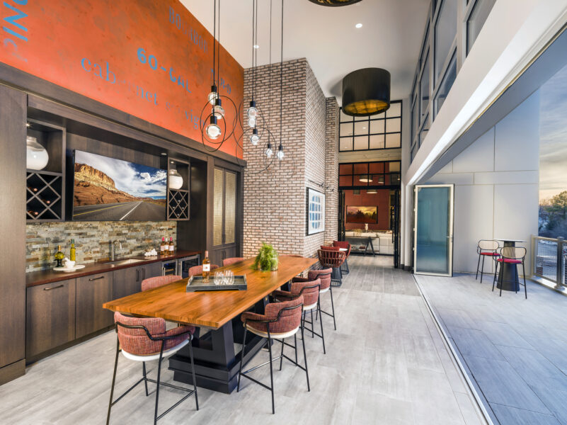 Photo of clubroom amenity at Modera Founders Row